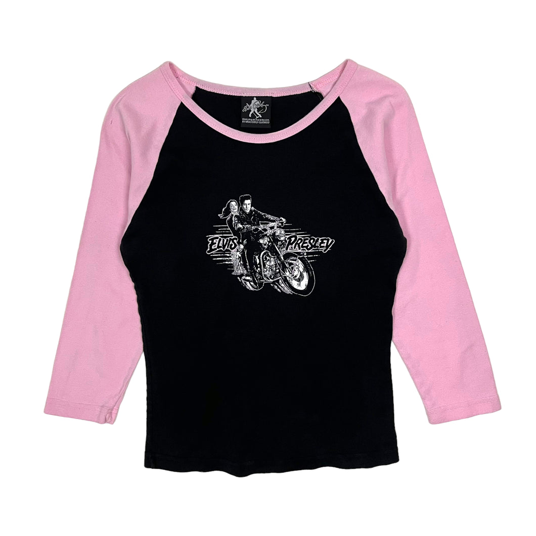 Women's Elvis Presley Raglan Shirt - Size S