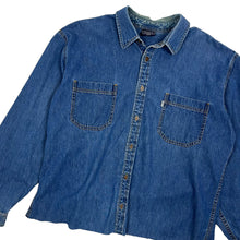 Load image into Gallery viewer, Levi's Raw Hem Denim Shirt - Size L/XL
