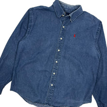Load image into Gallery viewer, Polo By Ralph Lauren Denim Oxford Shirt - Size L

