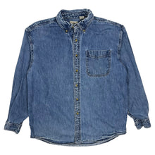 Load image into Gallery viewer, LL Bean Denim Oxford Shirt - Size L
