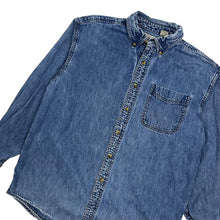 Load image into Gallery viewer, LL Bean Denim Oxford Shirt - Size L
