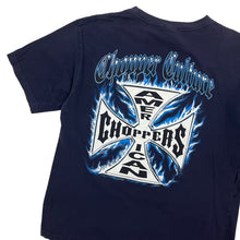 Load image into Gallery viewer, American Choppers Blue Flames Tee - Size L/XL
