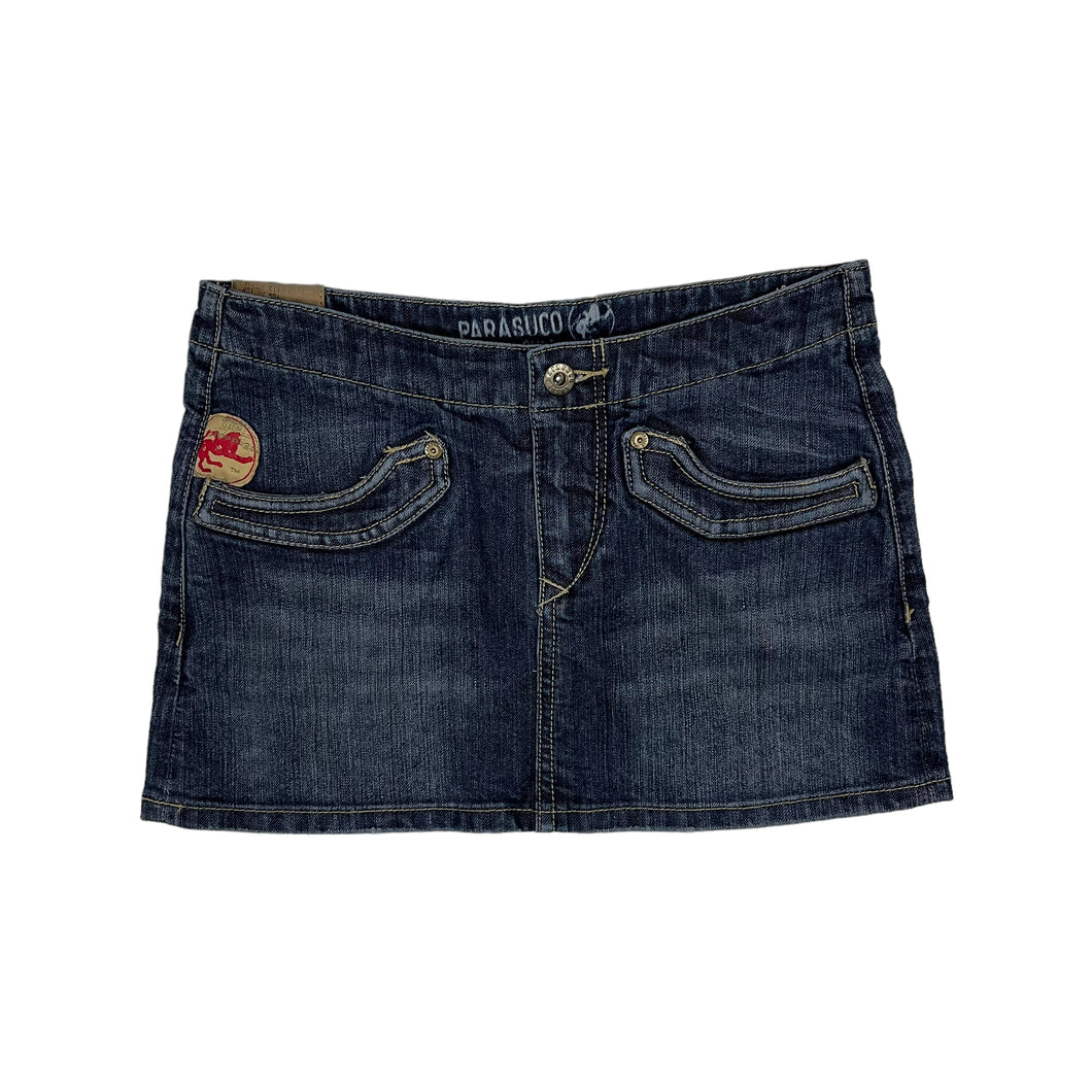 Women's Parasuco Low Rise Denim Micro Skirt - Size XS