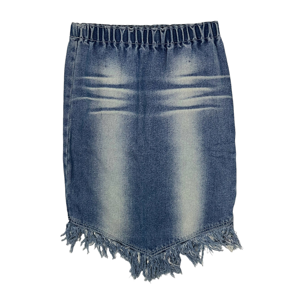 Women's Air Brushed Denim Skirt - Size S/M