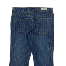 Load image into Gallery viewer, Women&#39;s Low Rise Pinstripe Denim Pants - Size S
