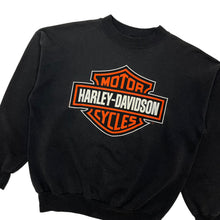 Load image into Gallery viewer, 1996 Harley Davidson Classic Logo Crewneck Sweatshirt - Size L
