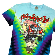 Load image into Gallery viewer, 1997 The Allman Brother Band Mushroom Express Liquid Blue Tie Dye Tee - Size L/XL
