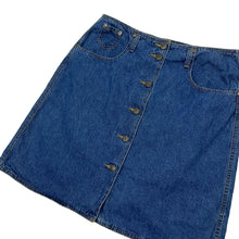 Load image into Gallery viewer, Women&#39;s Button Down Denim Skirt - Size L
