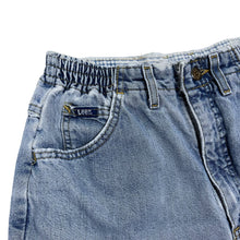 Load image into Gallery viewer, Women&#39;s Distressed Lee Denim Shorts - Size S
