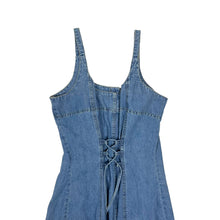 Load image into Gallery viewer, Women&#39;s Cinch Back Denim Dress - Size M
