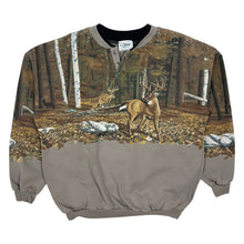 Load image into Gallery viewer, Hunt Scene Henley Sweatshirt - Size XL
