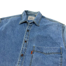 Load image into Gallery viewer, Levi's Orange Tab Denim Button Down Shirt - Size L

