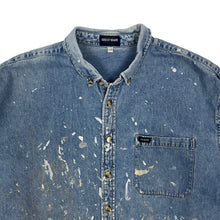 Load image into Gallery viewer, Guess Jeans USA Painters Denim Oxford Shirt - Size XL
