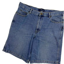 Load image into Gallery viewer, Denim Carpenter Shorts - Size 36"
