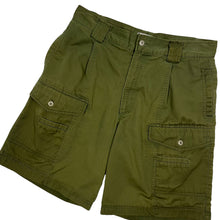 Load image into Gallery viewer, Pleated Cargo Shorts - Size 34"
