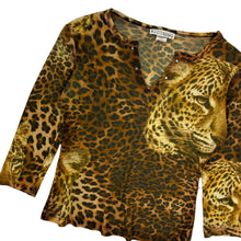 Load image into Gallery viewer, Women&#39;s Self Esteem Leopard Print Top - Size S
