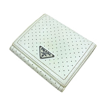 Load image into Gallery viewer, Prada Tri-Fold Perforated Wallet - O/S
