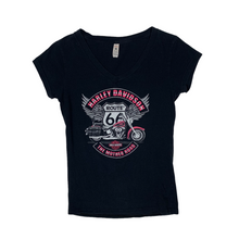 Load image into Gallery viewer, Women&#39;s Harley Davidson Route 66 Babydoll Tee - Size L
