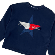 Load image into Gallery viewer, Tommy Jeans Star Crewneck Sweatshirt - Size L
