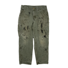 Load image into Gallery viewer, Destroyed Carhartt Dungaree Work Pants - Size 32&quot;
