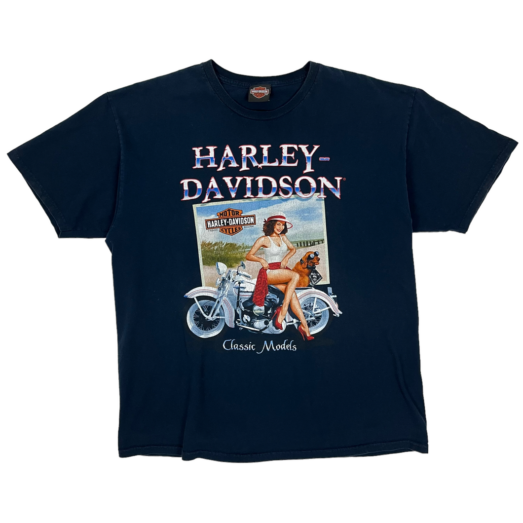 Harley Davidson Classic Models Biker Tee - Size XL