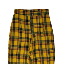 Load image into Gallery viewer, Women&#39;s Front Zip Plaid Pants - Size 26&quot;
