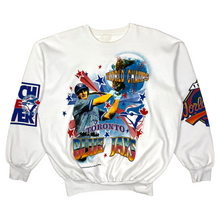 Load image into Gallery viewer, 1992 Toronto Blue Jays All Over Print Crewneck Sweatshirt - Size XL

