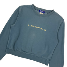 Load image into Gallery viewer, Women&#39;s Club Monaco Sportswear Cropped Crewneck Sweatshirt - Size M
