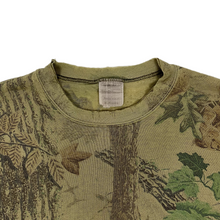 Load image into Gallery viewer, Distressed Real Tree Camo Crewneck Sweatshirt - Size L
