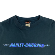 Load image into Gallery viewer, Harley Davidson Blue Flame Las Vegas Long Sleeve Shirt - Size XL
