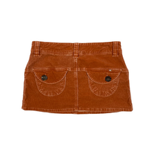 Load image into Gallery viewer, Women&#39;s Micro Corduroy Dutchesse Mini Skirt - Size 32&quot;
