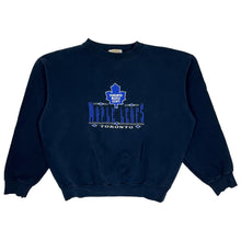 Load image into Gallery viewer, Toronto Maple Leafs Embroidered Crewneck Sweatshirt - Size M
