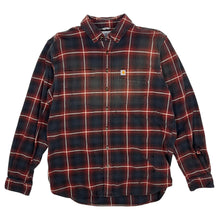 Load image into Gallery viewer, Thrashed Carhartt Flannel Shirt - Size XL
