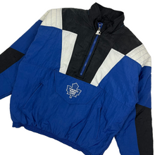 Load image into Gallery viewer, Toronto Maple Leafs Starter Half Zip Puffer Jacket - Size L

