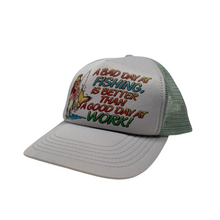 Load image into Gallery viewer, 1986 A Bad Day Fishing Trucker Hat - Adjustable
