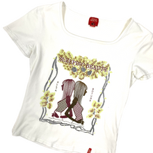 Load image into Gallery viewer, Women&#39;s Miss Sixty Sleeping Beauty Babydoll Tee - Size M

