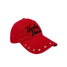 Load image into Gallery viewer, Harley Davidson Studded Hat - Adjustable
