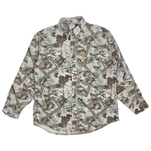 Load image into Gallery viewer, Carhartt All Over Print Winter Scene Flannel Shirt - Size XL

