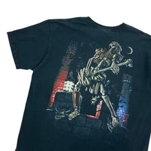 Load image into Gallery viewer, Liquid Blue Skeleton Guitar Player Tee - Size XL
