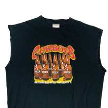 Load image into Gallery viewer, Cowboy Beer Raw Hem Tank Top - Size L
