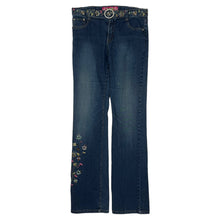 Load image into Gallery viewer, Women&#39;s Floral Embellished Low Rise Denim - Size S
