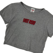 Load image into Gallery viewer, Women&#39;s Hot Rod Magazine Cropped Babydoll Biker Tee - Size M
