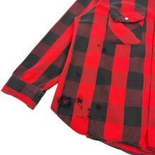 Load image into Gallery viewer, Distressed Flannel Shirt - Size L
