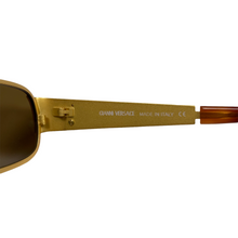 Load image into Gallery viewer, Deadstock Versace Gold Sunglasses - O/S
