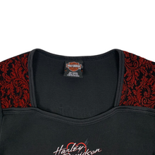 Load image into Gallery viewer, Women&#39;s 2001 Harley Davidson Heart Babydoll Tee - Size M
