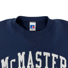 Load image into Gallery viewer, McMaster University Russell USA Made Crewneck Sweatshirt - Size XL
