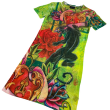 Load image into Gallery viewer, Women&#39;s Christian Audigier All Over Print Dress - Size S

