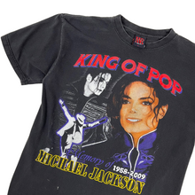 Load image into Gallery viewer, Michael Jackson King Of Pop Memorial Rap Tee - Size L
