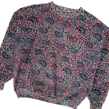 Load image into Gallery viewer, Northern Reflections Paisley Print Crewneck Sweatshirt - Size M
