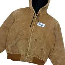 Load image into Gallery viewer, Snafu Branded Carhartt Hooded Work Jacket - Size L

